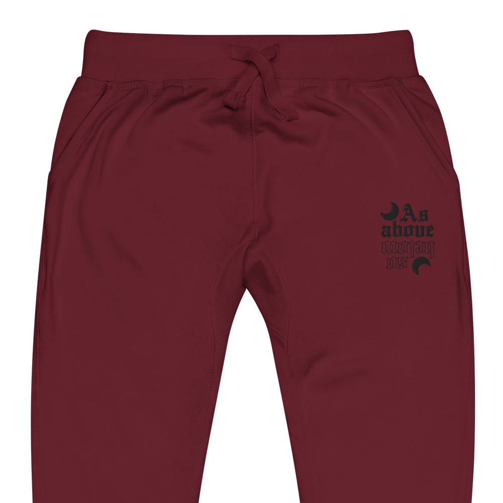 As Above, So Below Fleece Sweatpants (READY TO SHIP) - Goth Cloth Co.HER6341WE