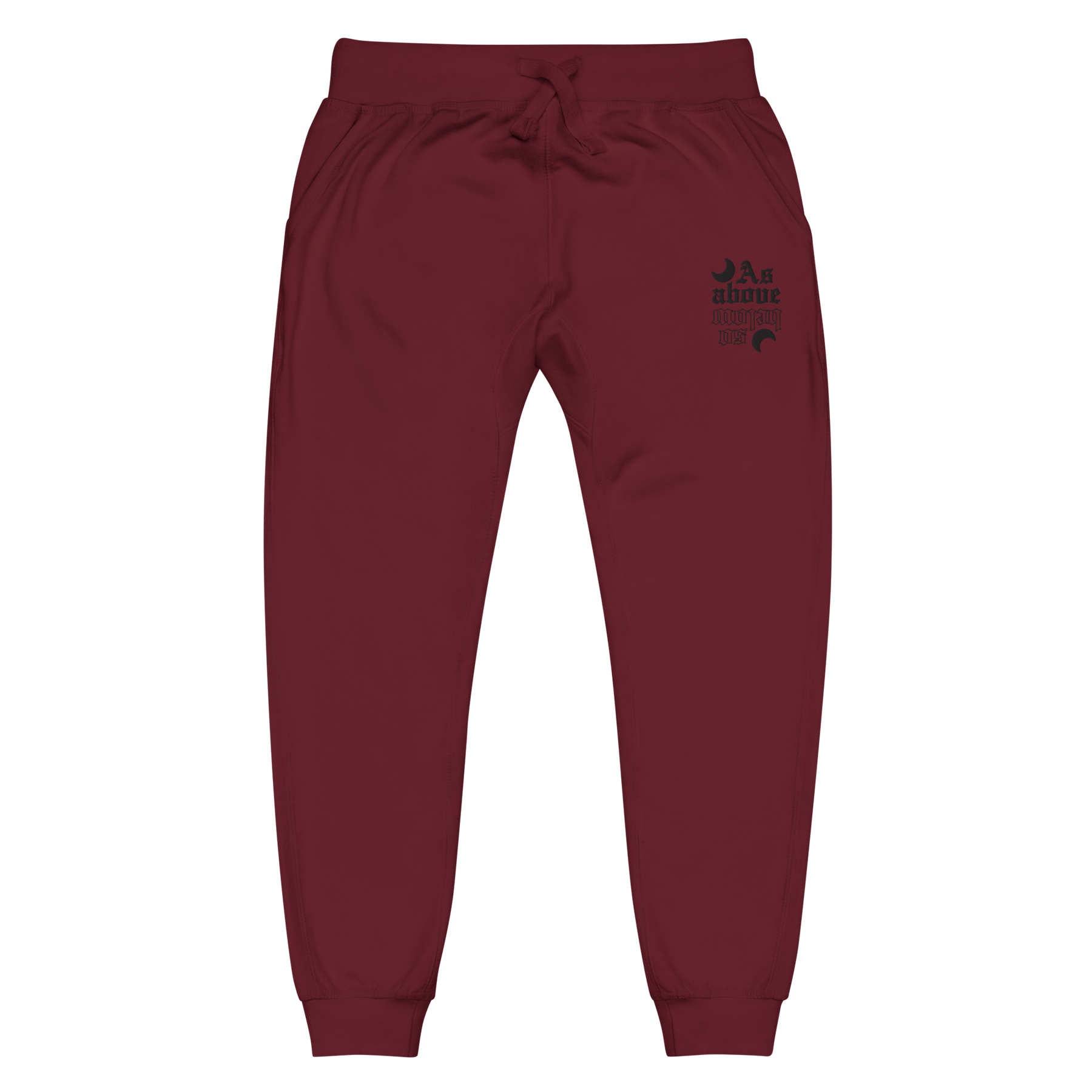 As Above, So Below Fleece Sweatpants - Goth Cloth Co.3608224_13839