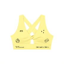 Mental Notes Twist Front Sports Bra
