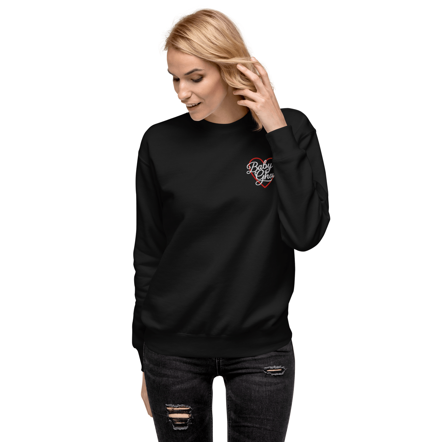 Baby Ghoul Embroidered Sweatshirt - Goth Cloth Co.Sweatshirt1846733_11244