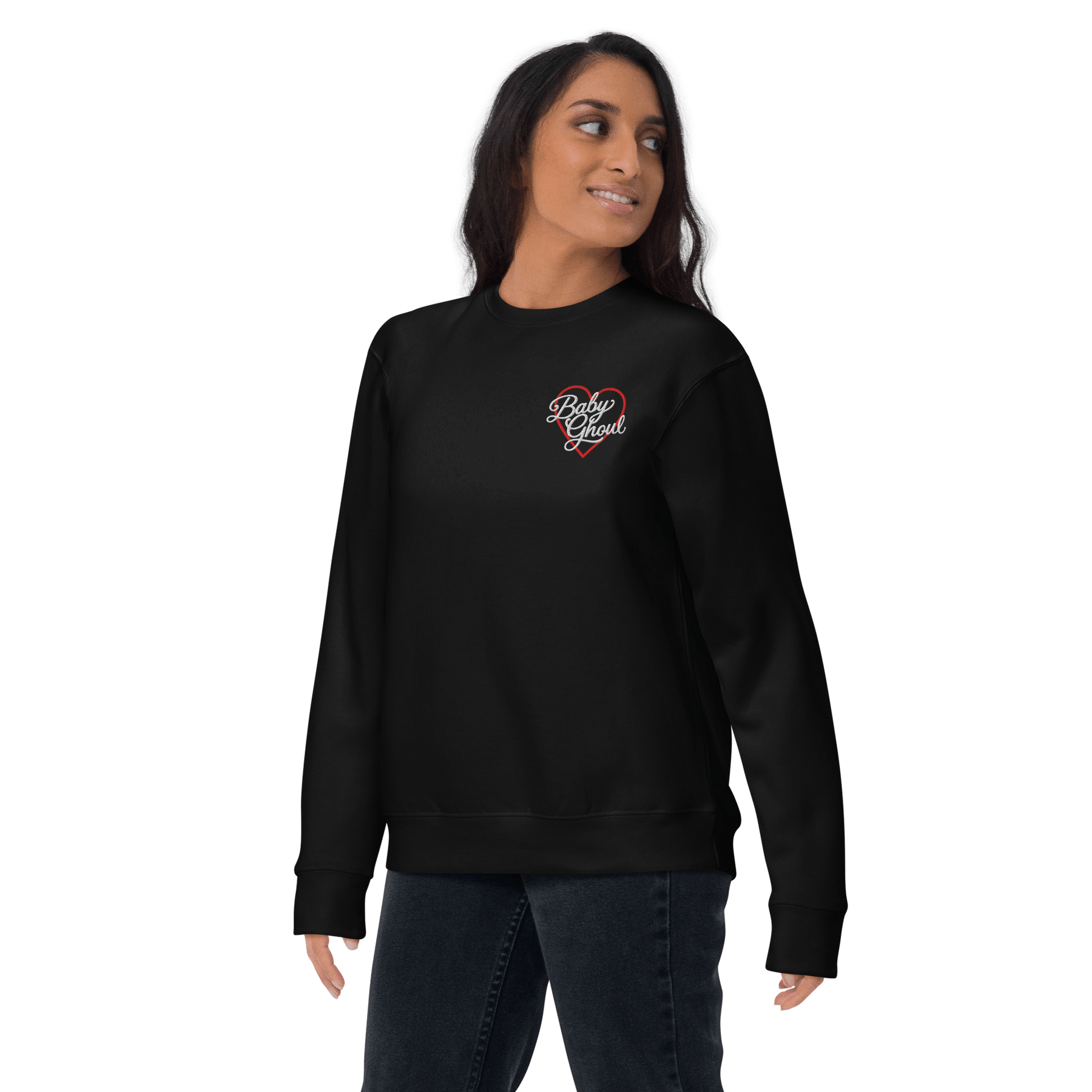Baby Ghoul Embroidered Sweatshirt - Goth Cloth Co.Sweatshirt1846733_11244