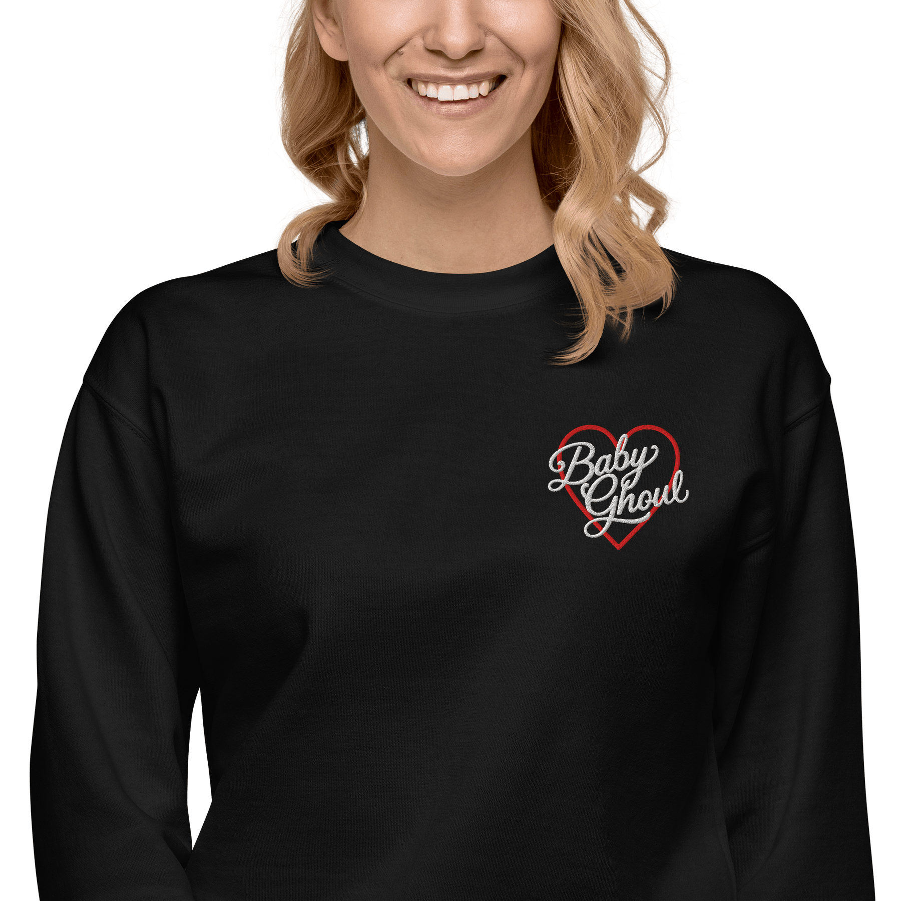 Baby Ghoul Embroidered Sweatshirt - Goth Cloth Co.Sweatshirt1846733_11244