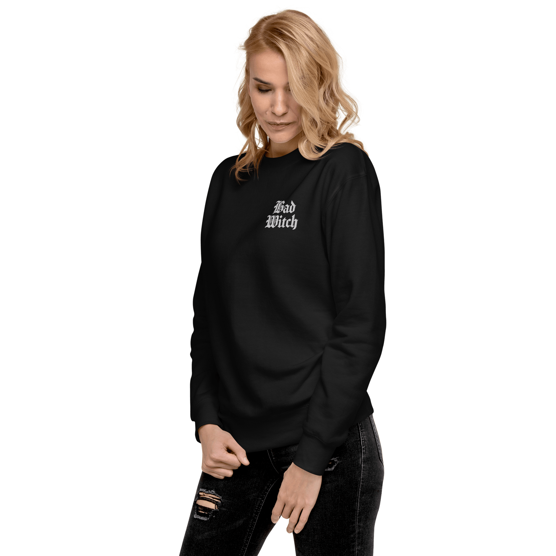 Bad Witch Embroidered Sweatshirt - Goth Cloth Co.Sweatshirt2155042_25544