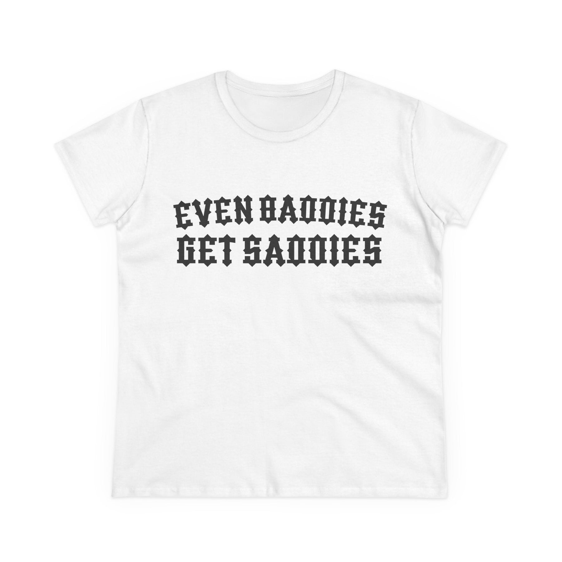 Baddie Saddies Women's Baby Tee - Goth Cloth Co.T-Shirt20496635004681082280
