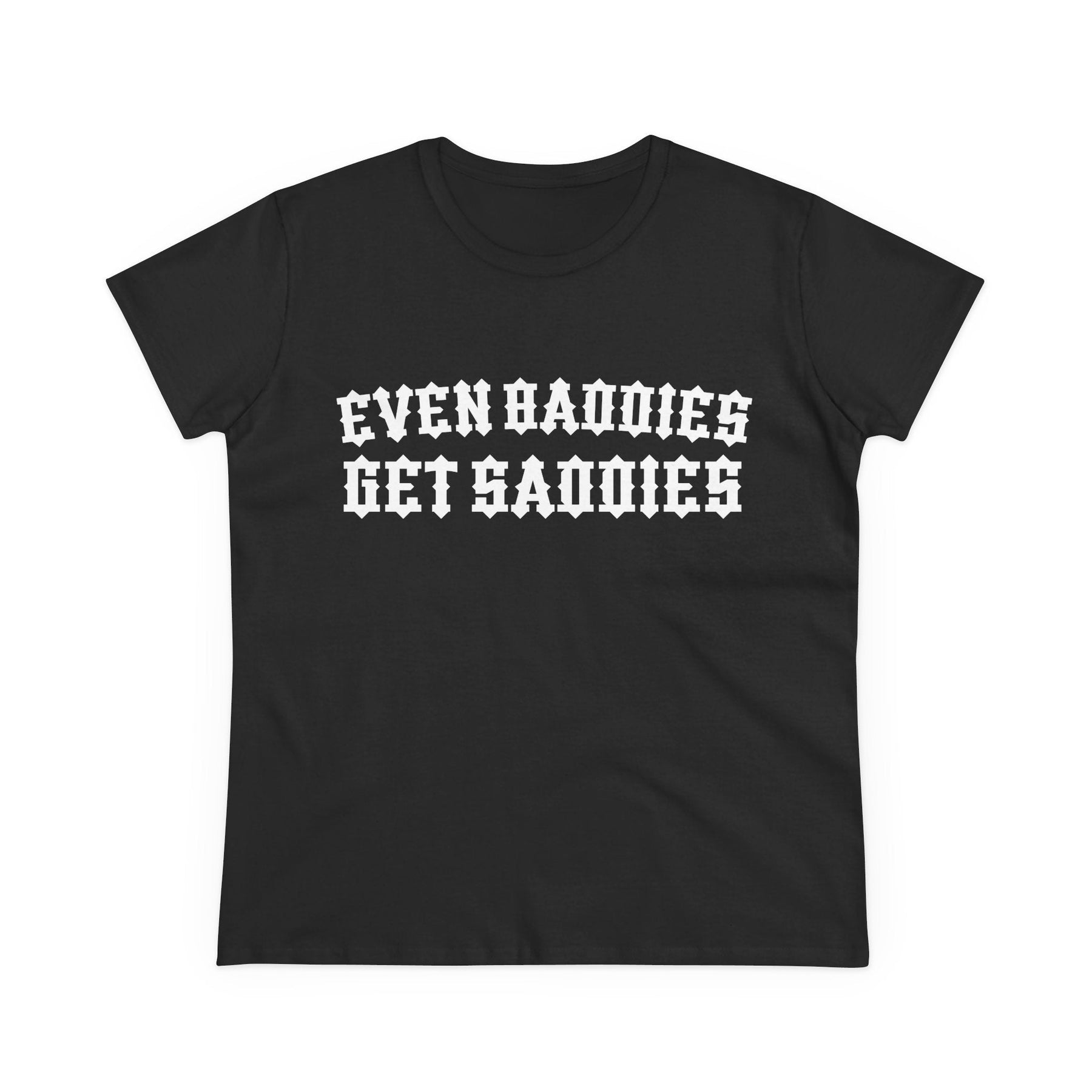 Baddie Saddies Women's Baby Tee - Goth Cloth Co.T-Shirt30422144619635667614