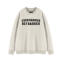 Baddies Get Saddies Vintage Wash Fleece Sweatshirt - Goth Cloth Co.260916PODRA1083001