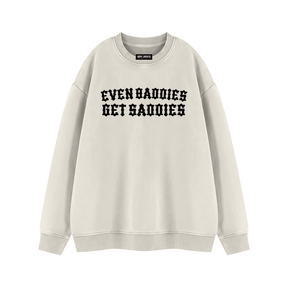 Baddies Get Saddies Vintage Wash Fleece Sweatshirt - Goth Cloth Co.260916PODRA1083001