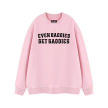 Baddies Get Saddies Vintage Wash Fleece Sweatshirt - Goth Cloth Co.260916PODRA1083016