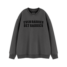 Baddies Get Saddies Vintage Wash Fleece Sweatshirt - Goth Cloth Co.260916PODRA1083036