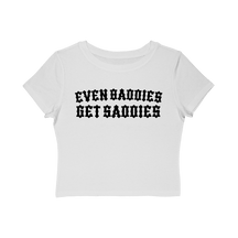 Baddies Get Saddies Women's Baby Tee - Goth Cloth Co.T-Shirt22240110536528786004
