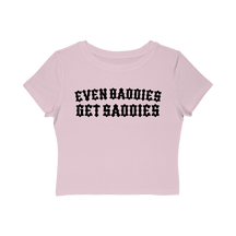 Baddies Get Saddies Women's Baby Tee - Goth Cloth Co.T-Shirt38749118965021120047
