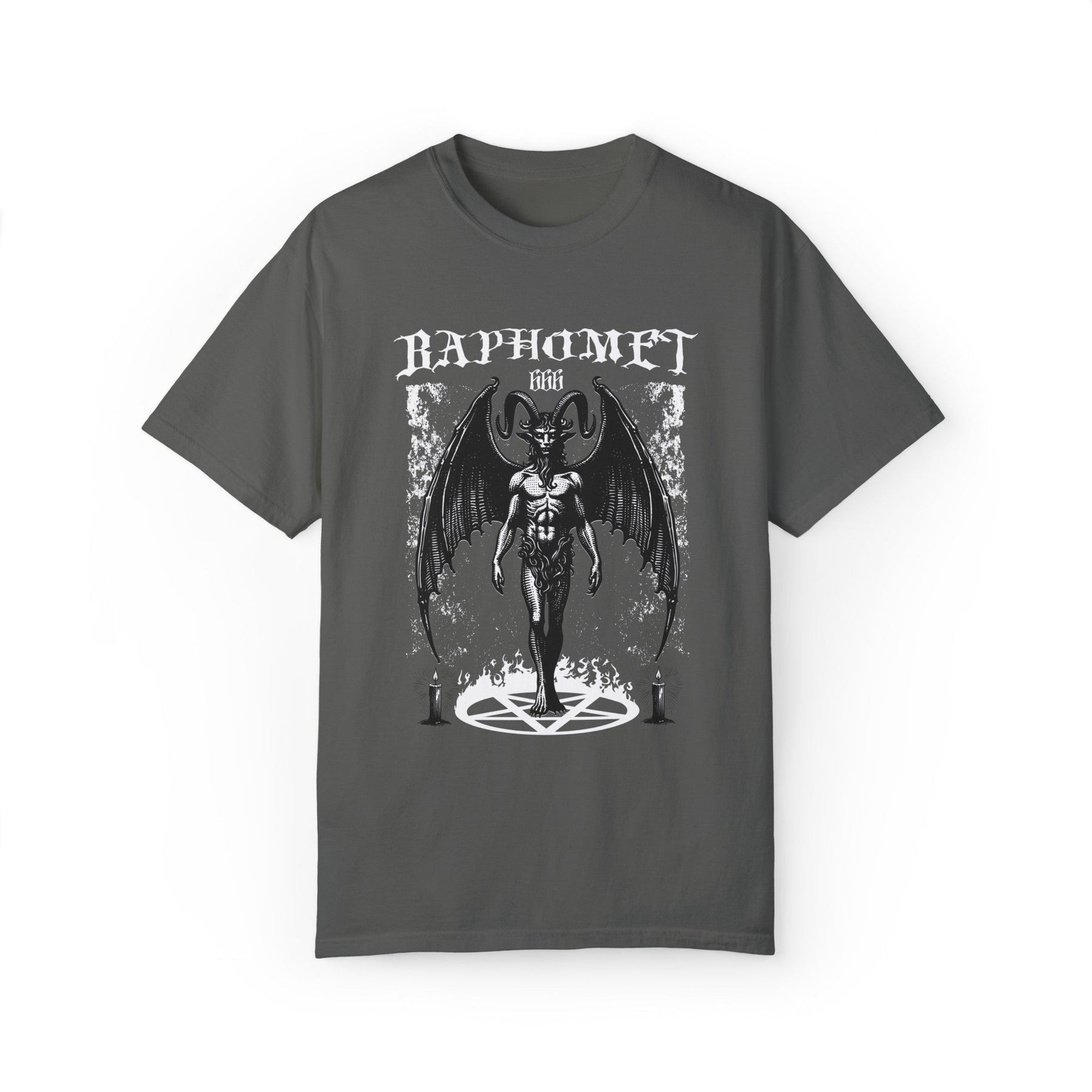 Baphomet Oversized Beefy Tee - Goth Cloth Co.T - Shirt60793367359012575748