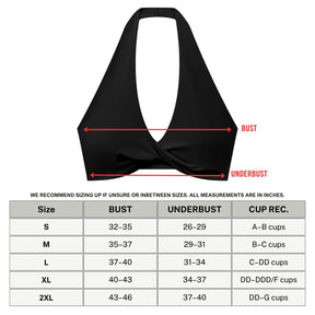 Barbed Wire Halter Sports Bra - Goth Cloth Co.260723PODNV0984006