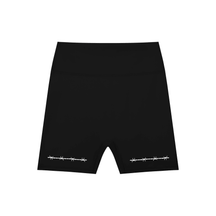 Barbed Wire High-Waisted Scrunch Yoga Shorts - Goth Cloth Co.260621PODBK0038001
