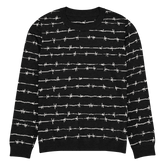 Barbed Wire Knit Crewneck Sweater - Goth Cloth Co.9664109_19635