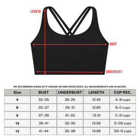 Bare Bones Criss-Cross Sports Bra