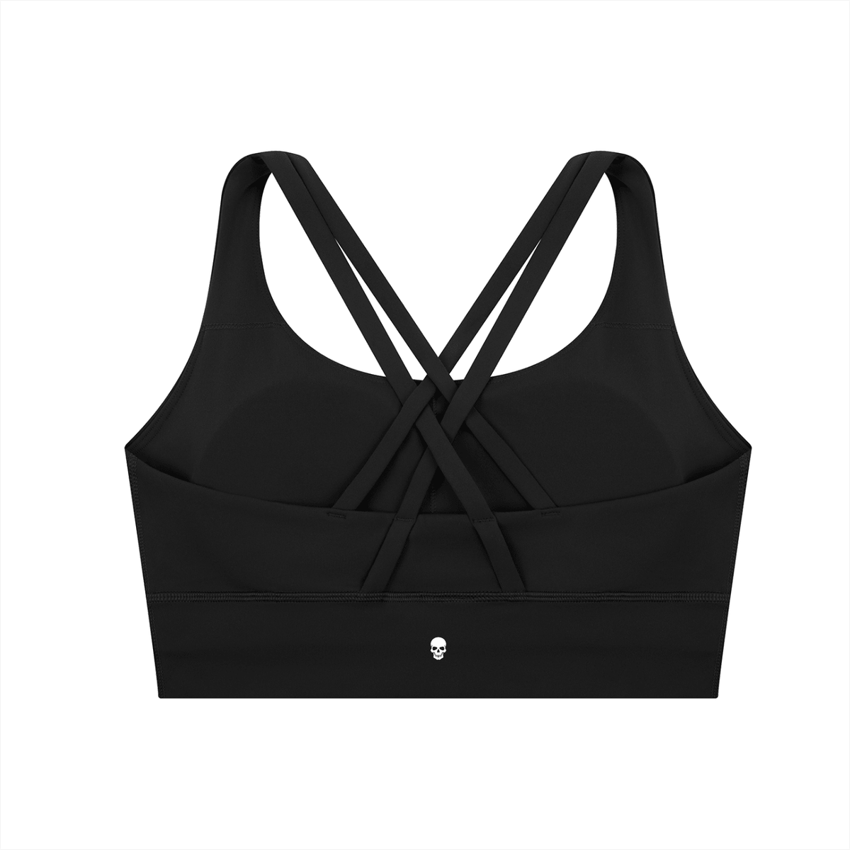 Bare Bones Criss-Cross Sports Bra - Goth Cloth Co.gymwear260923PODBS1367#001
