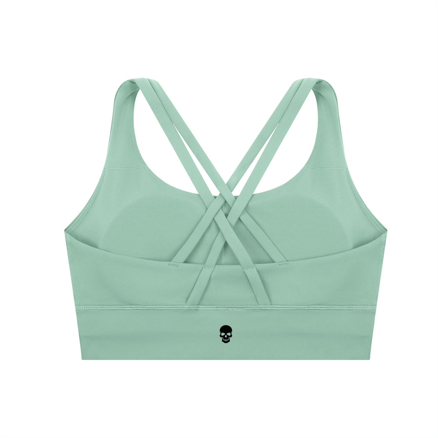 Bare Bones Criss-Cross Sports Bra - Goth Cloth Co.260709PODBS0744001