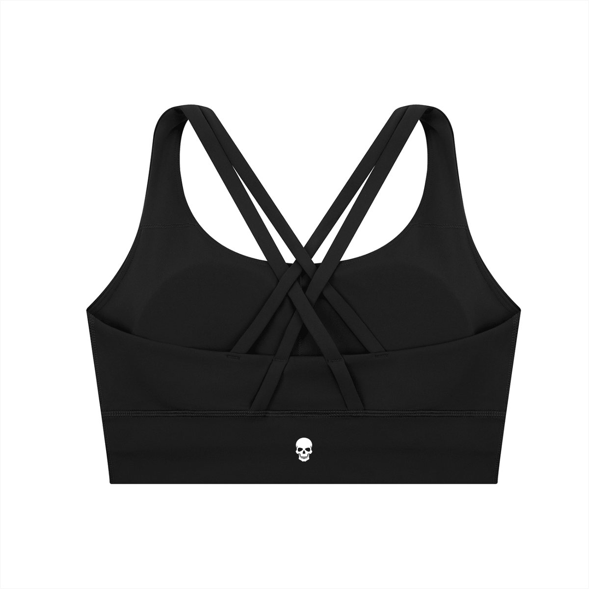 Bare Bones Criss-Cross Sports Bra - Goth Cloth Co.260709PODBS0746001