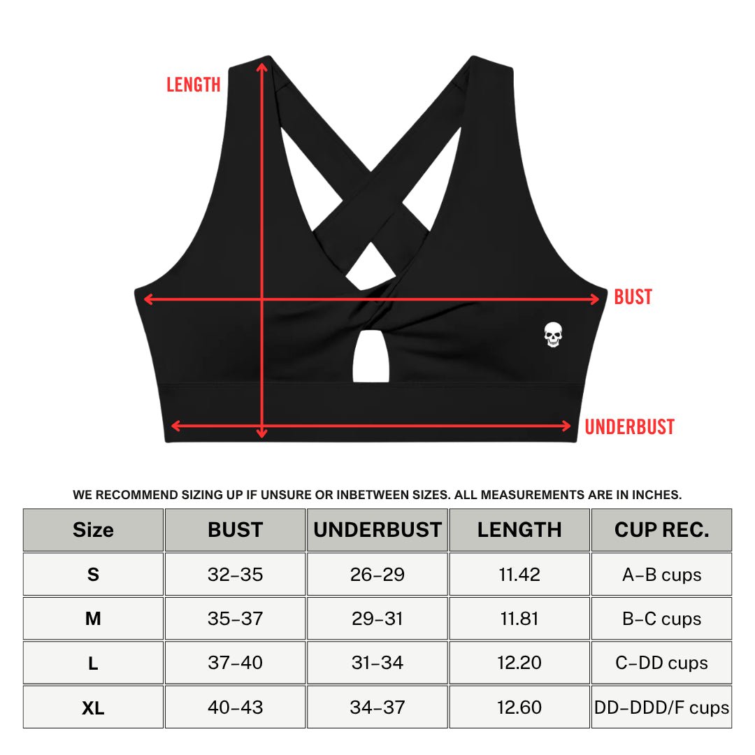 Bare Bones Front Twist Sports Bra