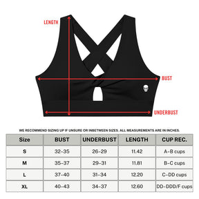 Bare Bones Front Twist Sports Bra