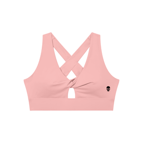 Bare Bones Front Twist Sports Bra - Goth Cloth Co.260709PODNV1117001