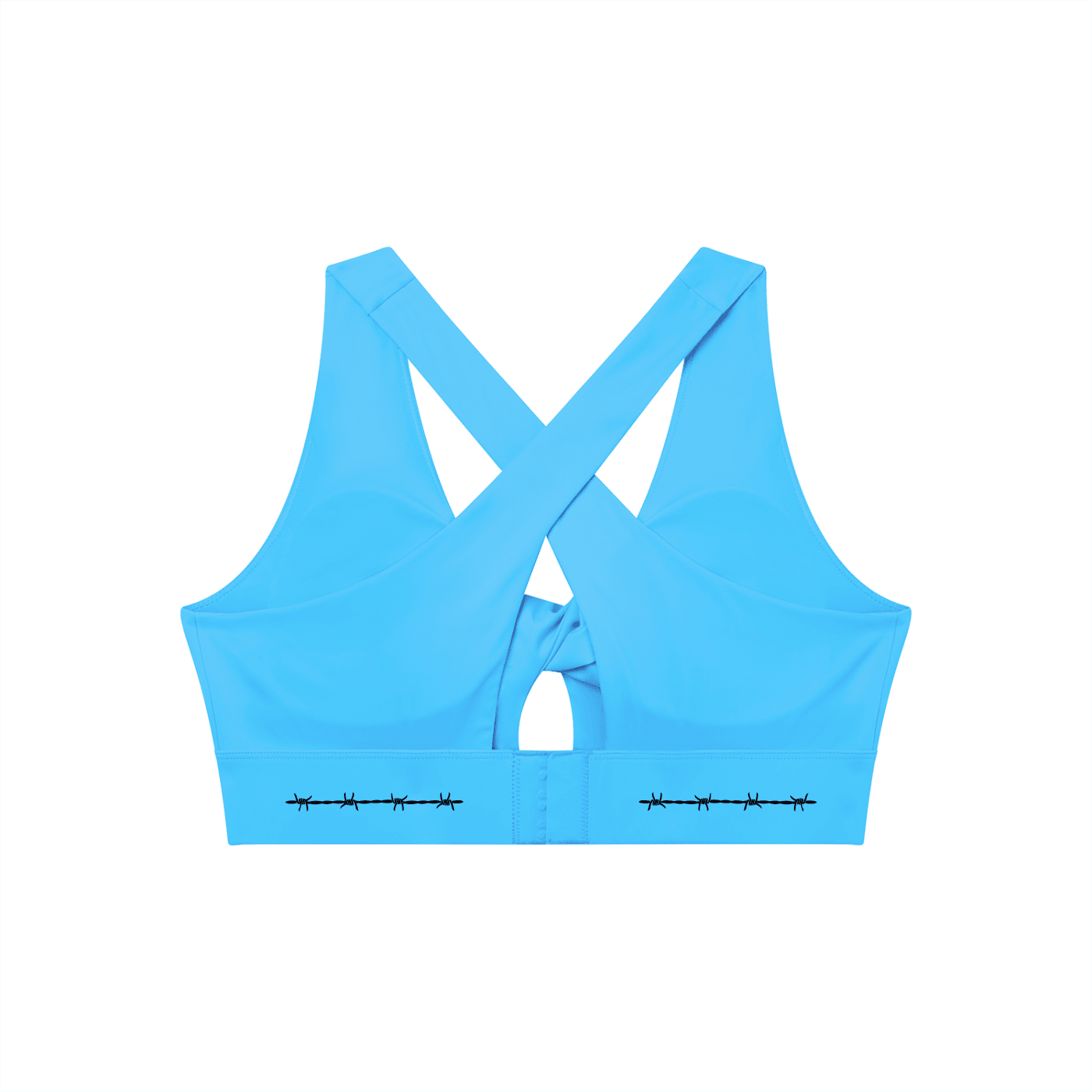 Bare Bones Front Twist Sports Bra - Goth Cloth Co.260709PODNV1117009