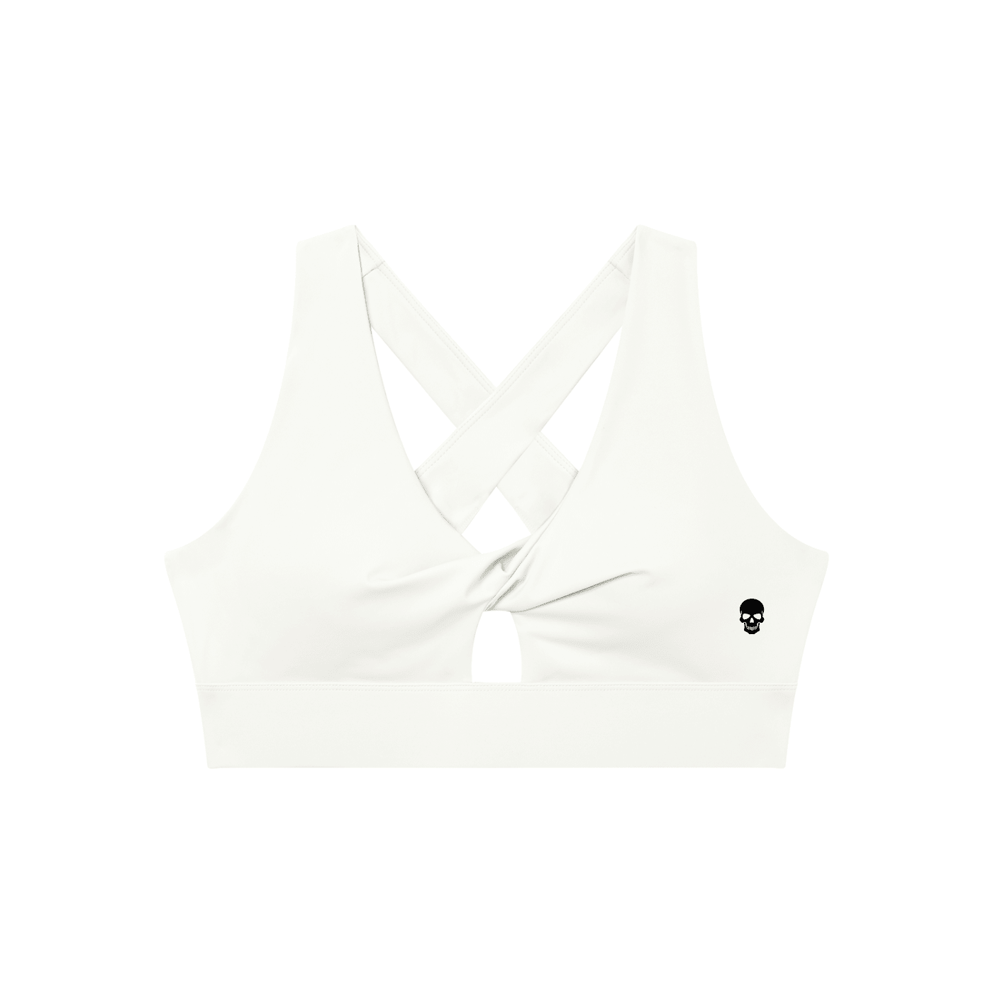 Bare Bones Front Twist Sports Bra - Goth Cloth Co.260709PODNV1117017