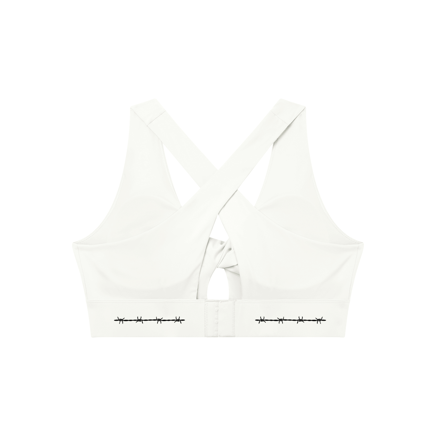 Bare Bones Front Twist Sports Bra - Goth Cloth Co.260709PODNV1117017