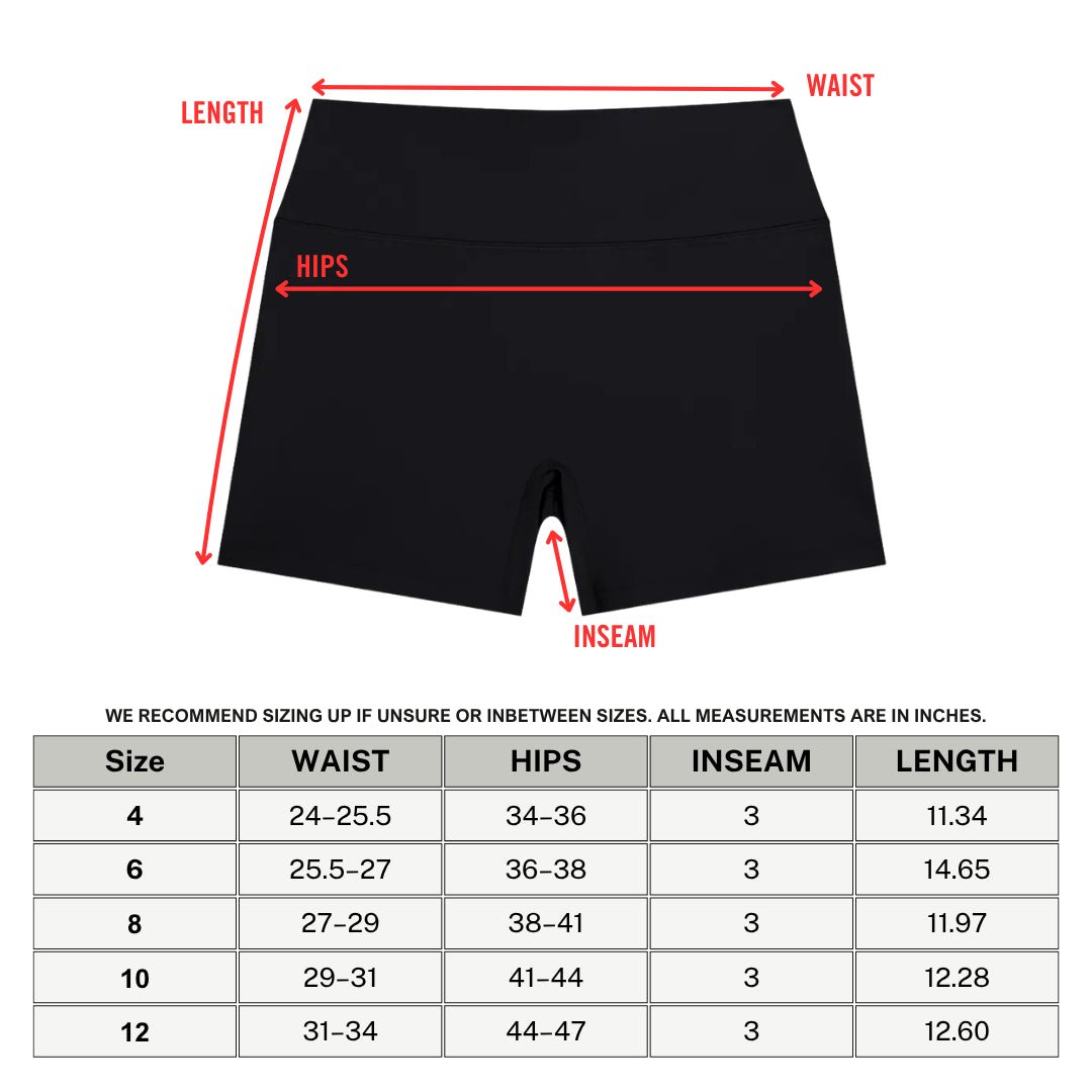 Bare Bones High Rise Yoga Shorts