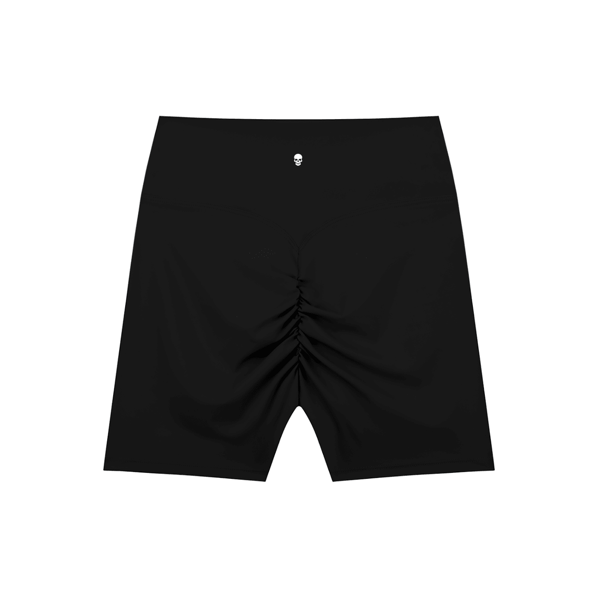 Bare Bones High-Waisted Scrunch Yoga Shorts - Goth Cloth Co.gymwear260923PODBK0894#001