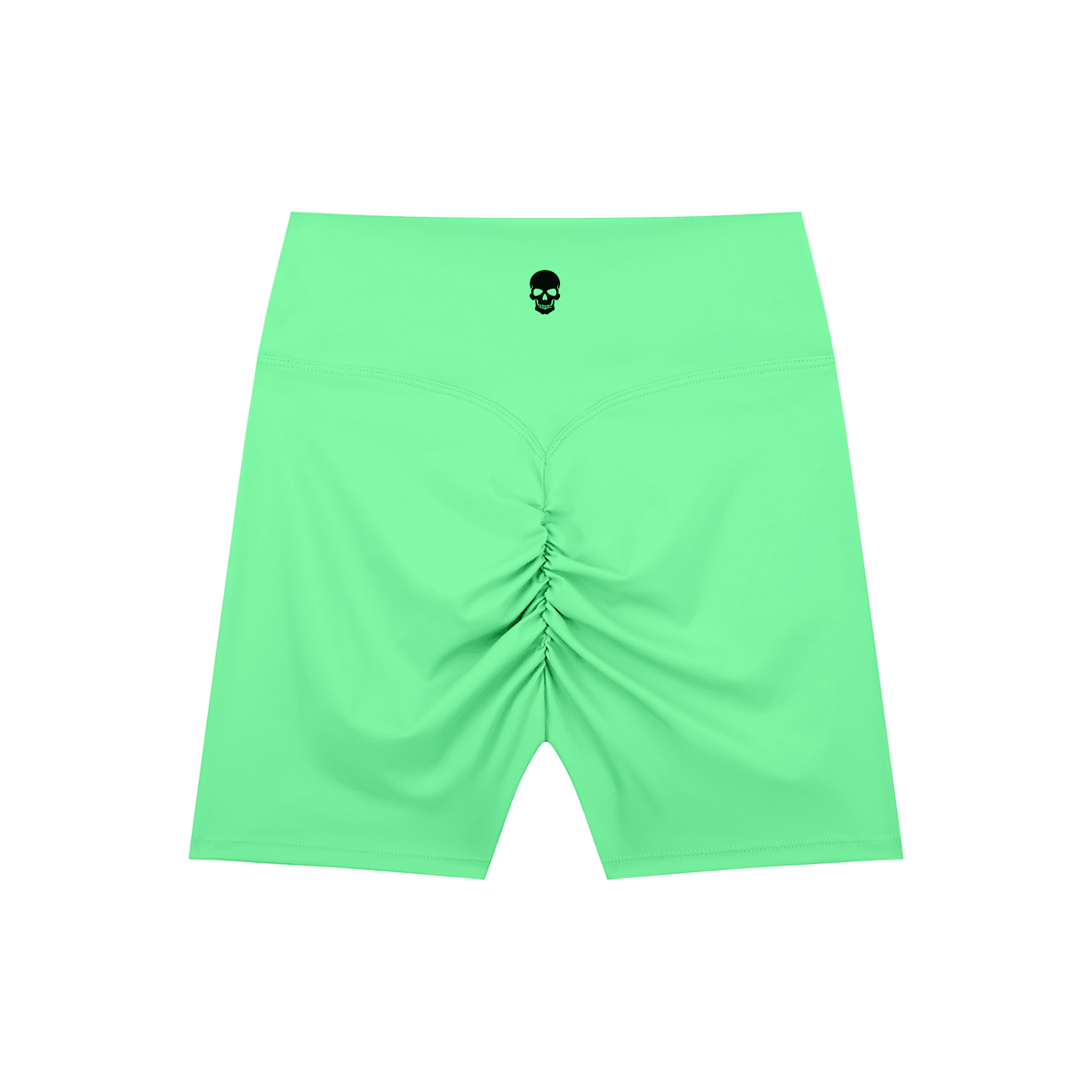 Bare Bones High-Waisted Scrunch Yoga Shorts - Goth Cloth Co.260709PODBK7613006