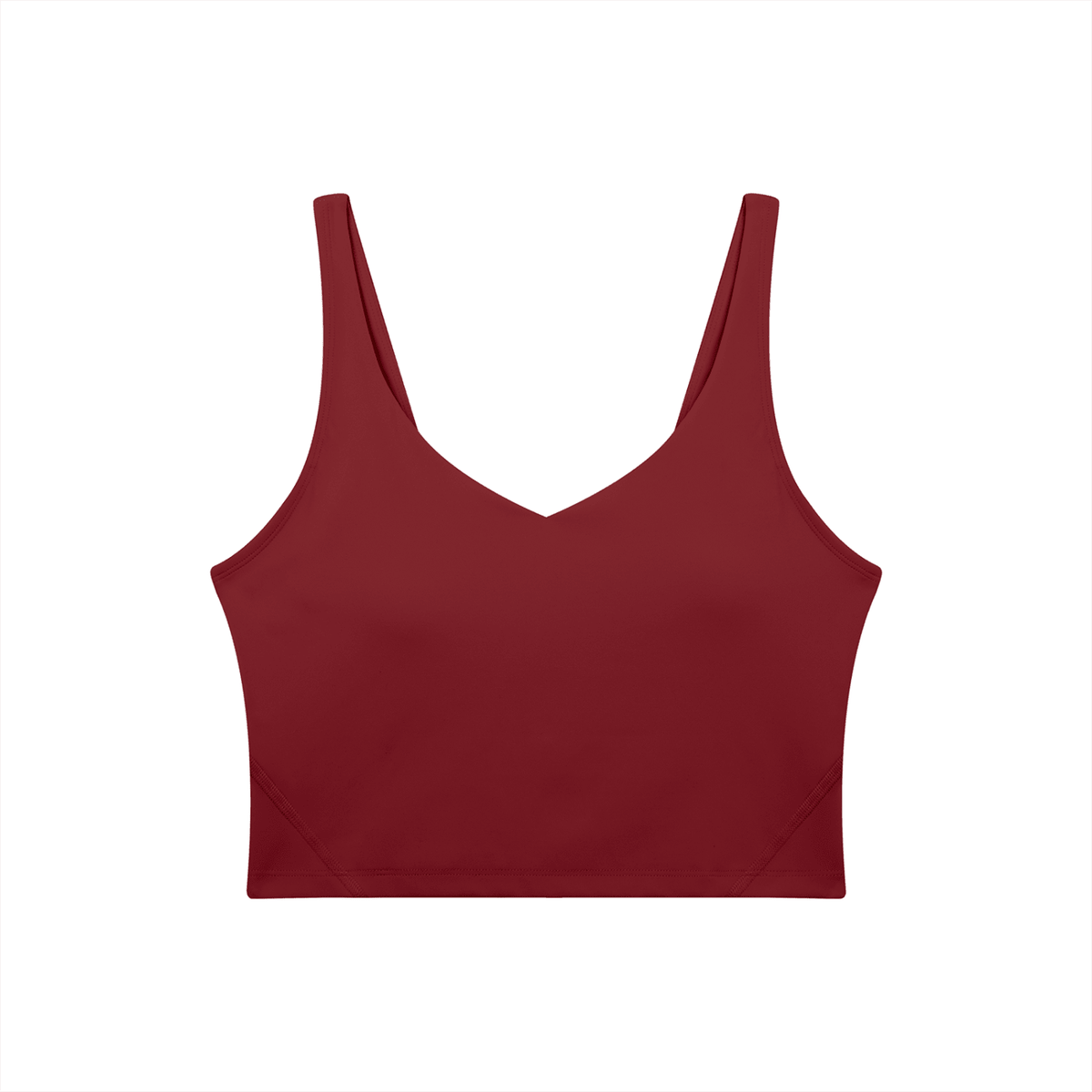Bare Bones V-Neck Long Line Sports Bra - Goth Cloth Co.gymwear260805PODAC2579021