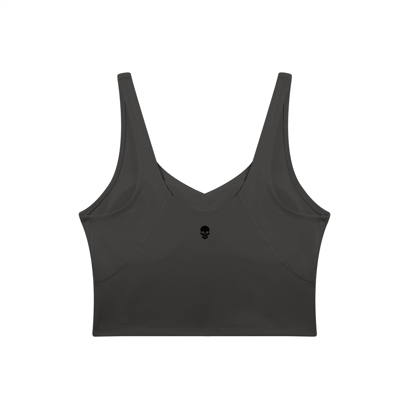 Bare Bones V-Neck Long Line Sports Bra - Goth Cloth Co.gymwear260805PODAC2579026