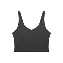 Bare Bones V-Neck Long Line Sports Bra - Goth Cloth Co.gymwear260905PODAC1726006