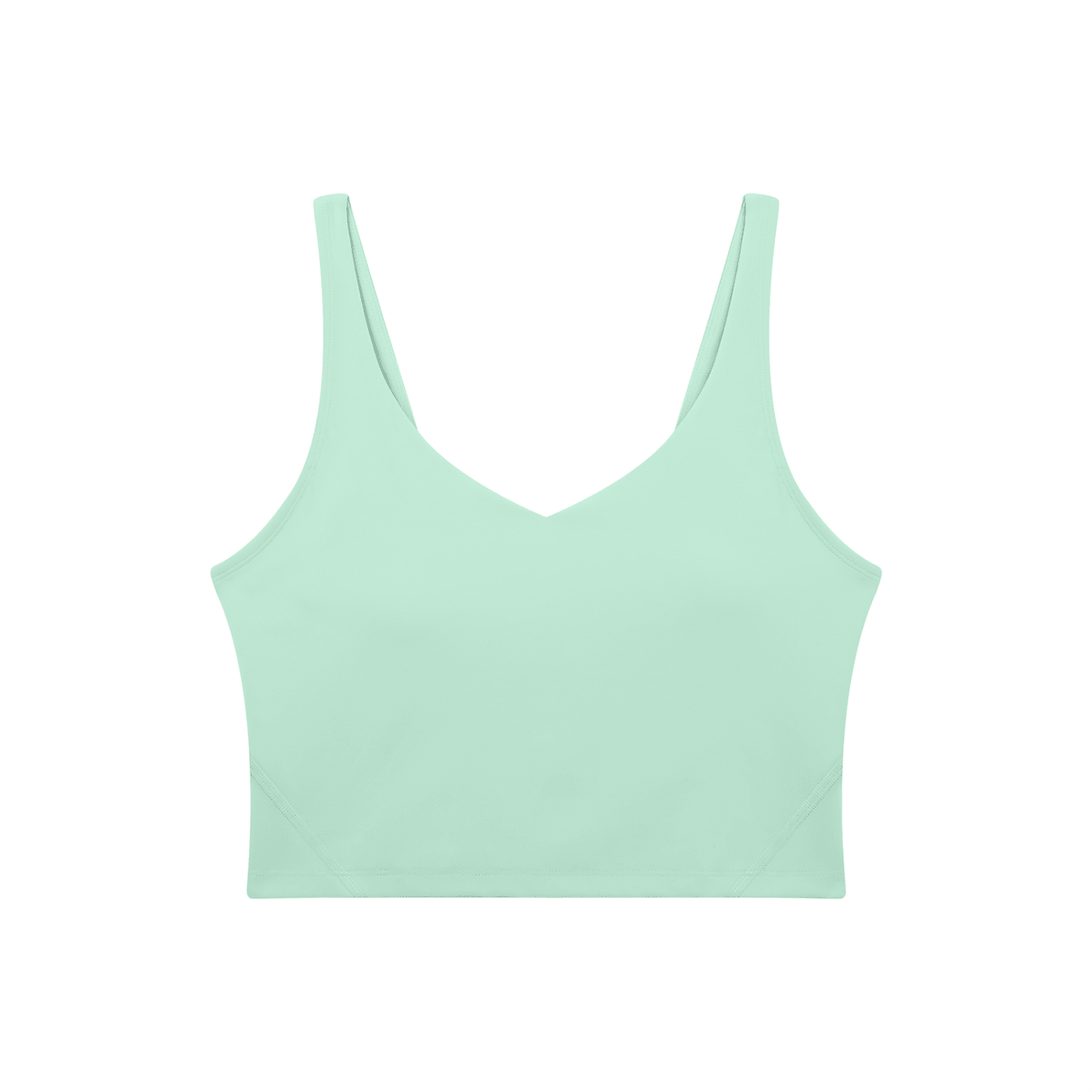 Bare Bones V-Neck Long Line Sports Bra - Goth Cloth Co.gymwear260905PODAC1726011