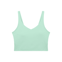 Bare Bones V-Neck Long Line Sports Bra - Goth Cloth Co.gymwear260905PODAC1726011