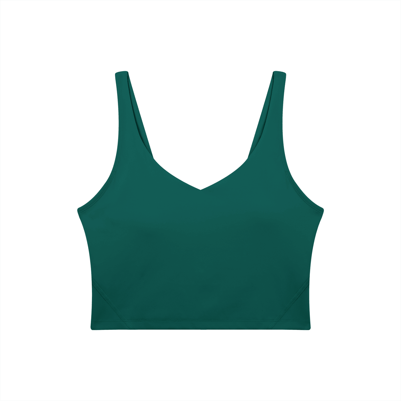 Bare Bones V-Neck Long Line Sports Bra - Goth Cloth Co.gymwear260905PODAC1726021