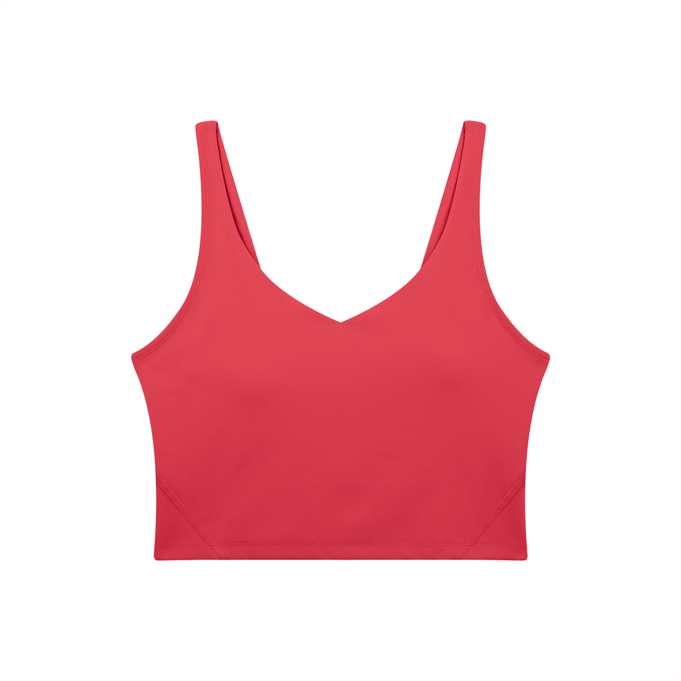 Bare Bones V-Neck Long Line Sports Bra - Goth Cloth Co.gymwear260905PODAC1726026