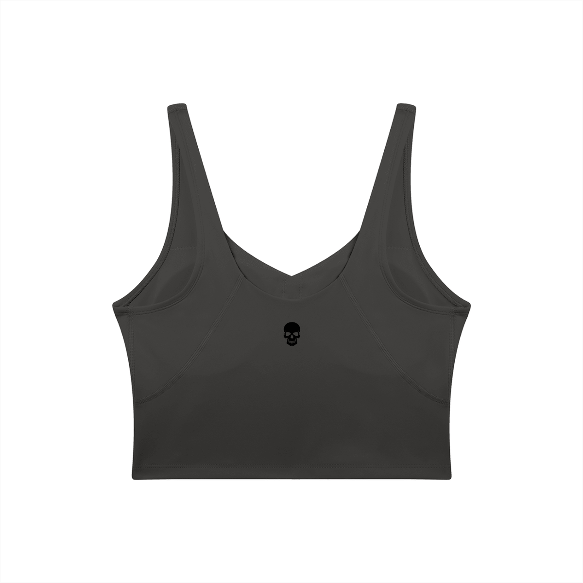 Bare Bones V-Neck Long Line Sports Bra - Goth Cloth Co.260709PODAC1286006