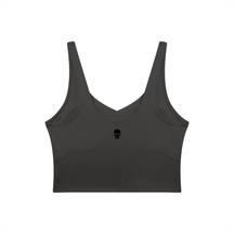 Bare Bones V-Neck Long Line Sports Bra - Goth Cloth Co.260709PODAC1286006