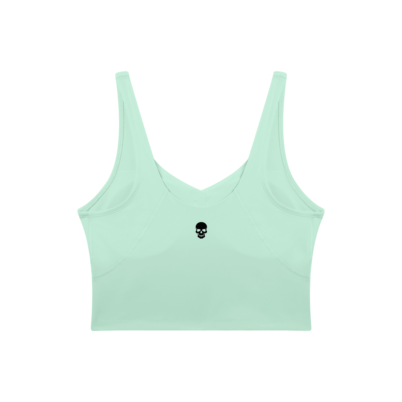 Bare Bones V-Neck Long Line Sports Bra - Goth Cloth Co.260709PODAC1286011