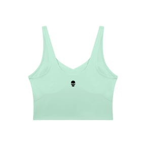 Bare Bones V-Neck Long Line Sports Bra - Goth Cloth Co.260709PODAC1286011