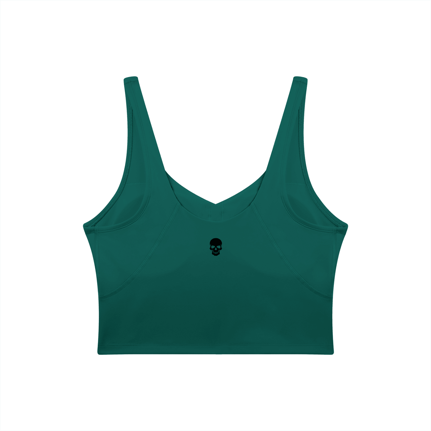 Bare Bones V-Neck Long Line Sports Bra - Goth Cloth Co.260709PODAC1286021