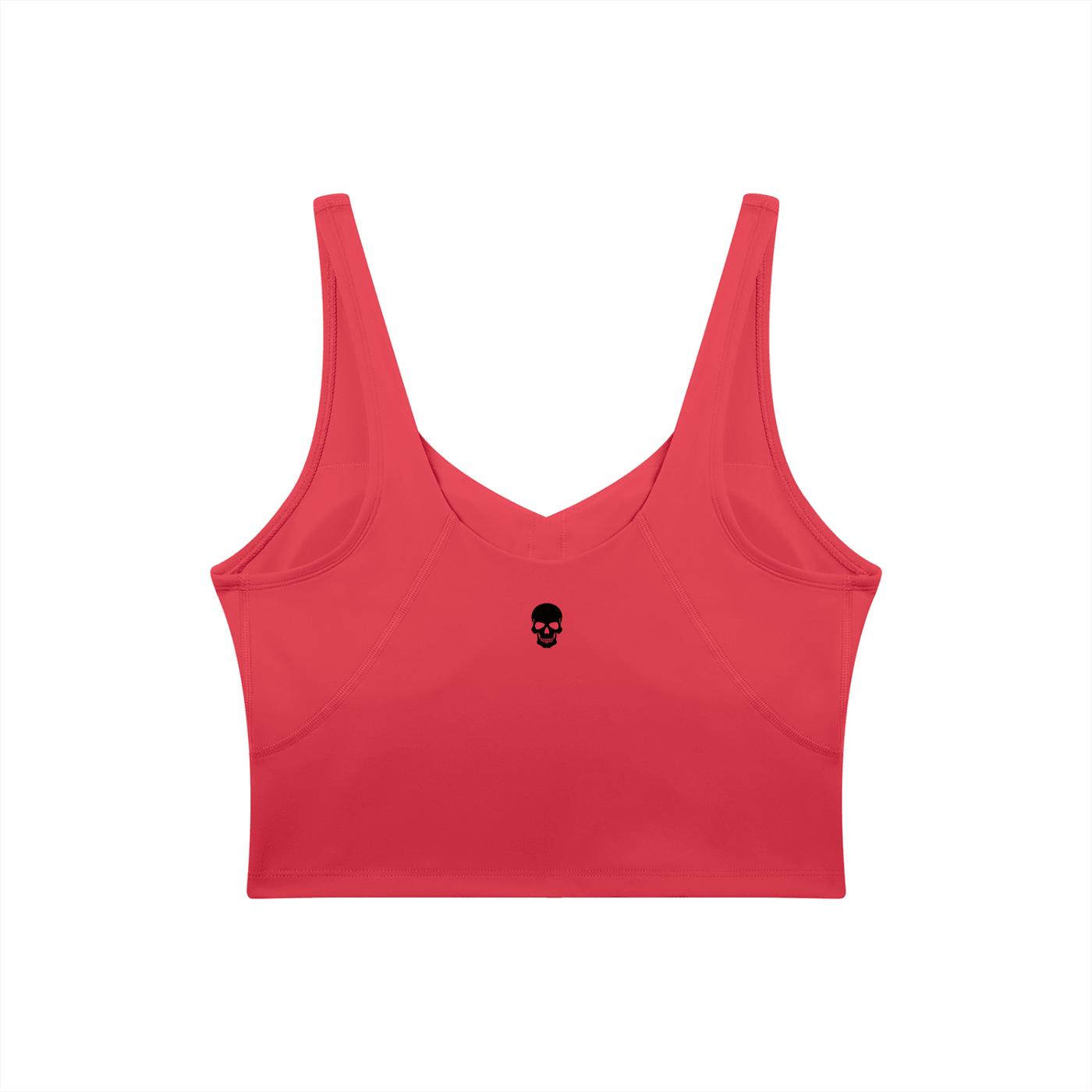 Bare Bones V-Neck Long Line Sports Bra - Goth Cloth Co.260709PODAC1286026