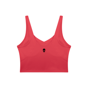 Bare Bones V-Neck Long Line Sports Bra - Goth Cloth Co.260709PODAC1286026