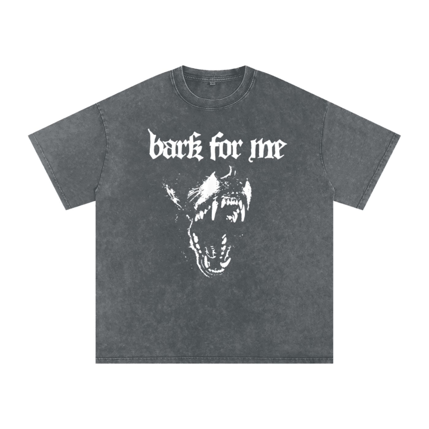 Bark for Me Acid Wash Oversized T-Shirt - Goth Cloth Co.260108PODPQ0482007