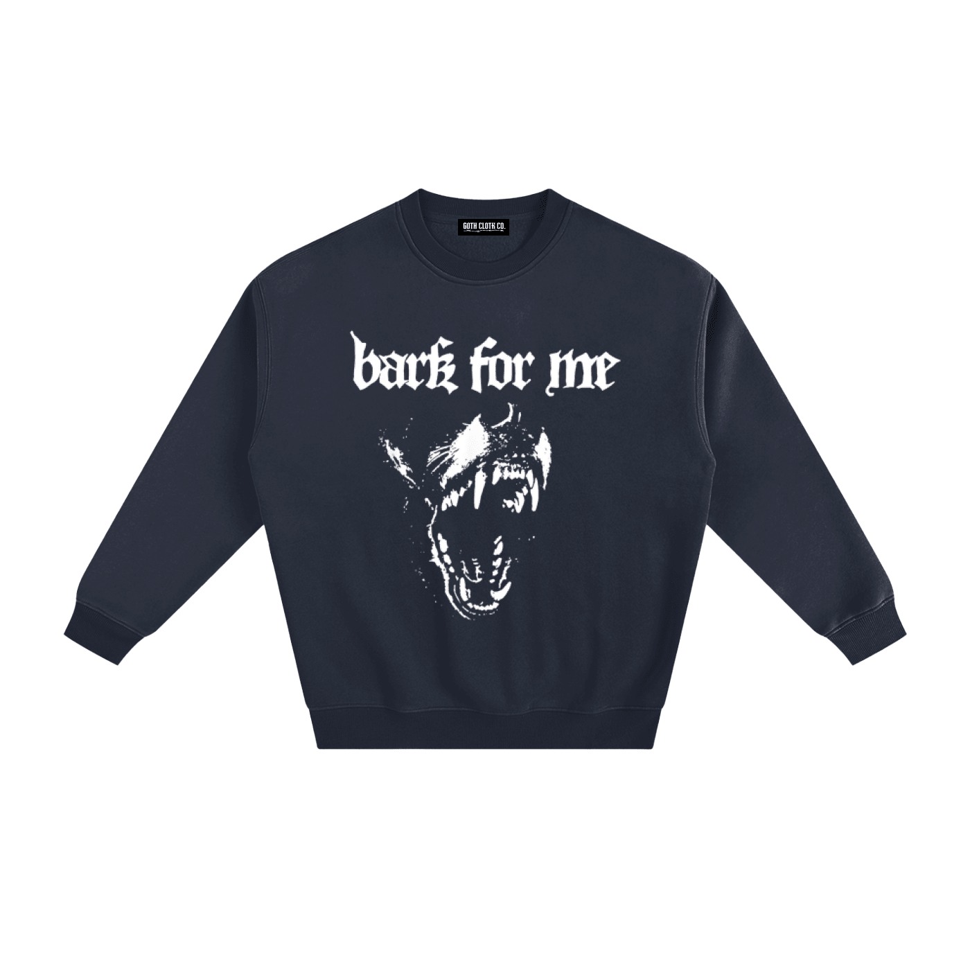 Bark for Me Fleeced Sweatshirt - Goth Cloth Co.260915PODRA11417016