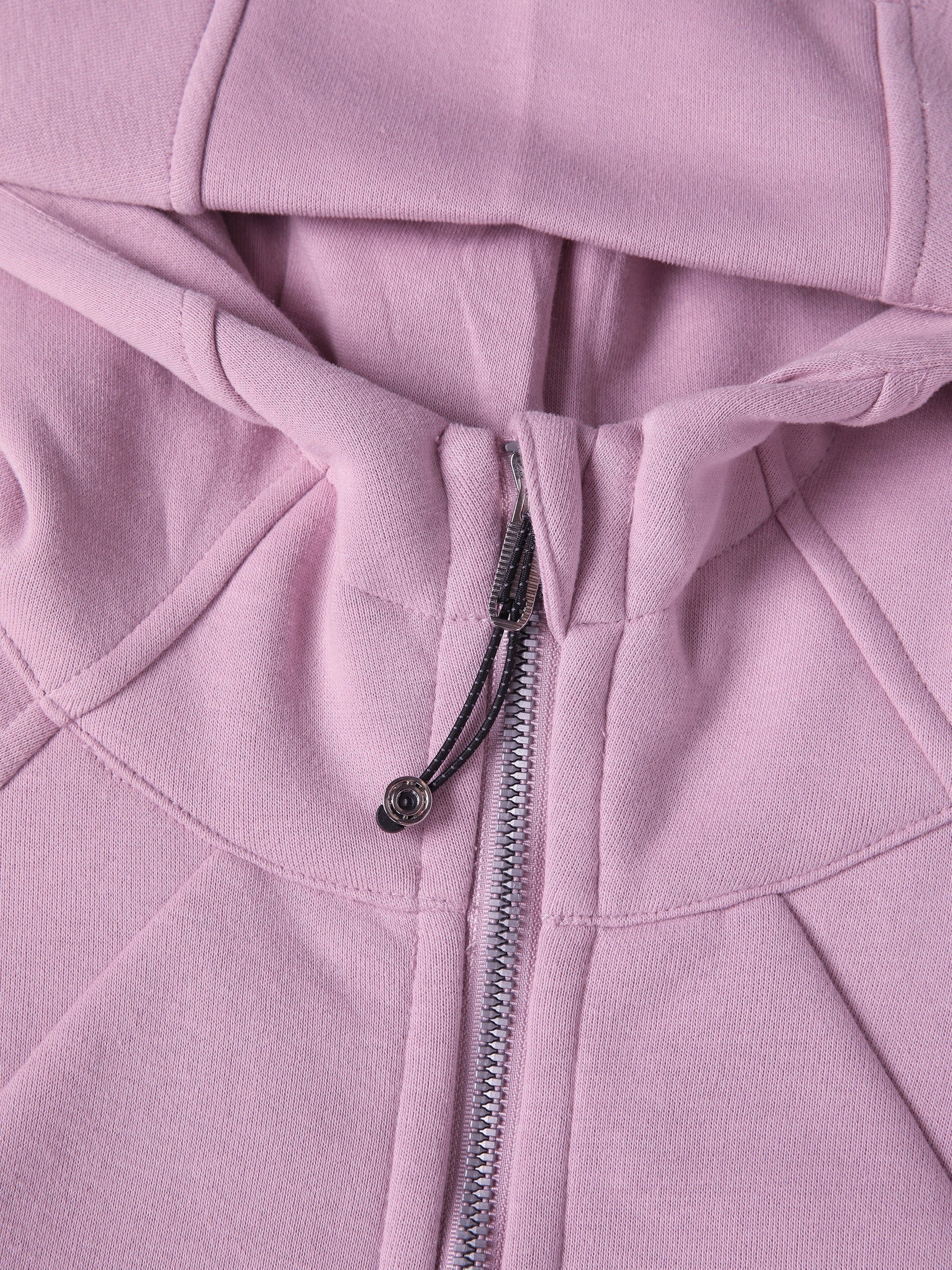 Basic B Cropped Zip-Through Hoodie