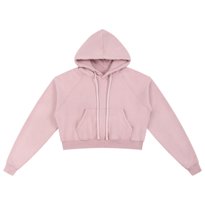Basic B Grunge Wash Cropped Hoodie - Goth Cloth Co.251001PODBD0338005